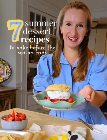 Top 7 summer dessert recipes to make before the season ends! All dairy-free with vegan and gluten-free swaps. Bright and sunny vibes that are the best of summer.